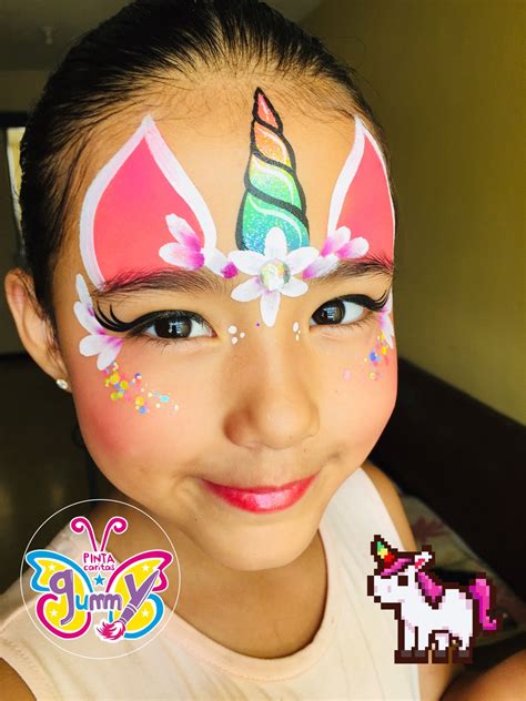 unicorn face paint easy|unicorn face painting for kids.